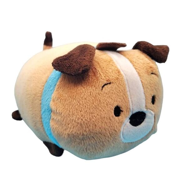 NWT Bun Bun Pup Pup 8" Stacking Plush Toy Brown Puppy Dog Stuffed Animal - Picture 1 of 9